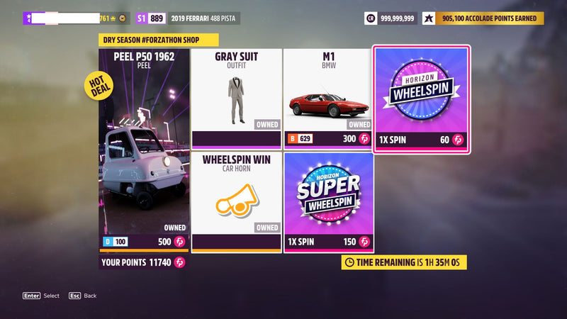 PC/Xbox - Forza Horizon 5 Premium Account (Series 1-25) + alle Autos + 999 Millionen Credits uvm.