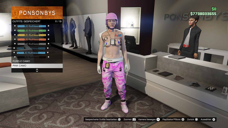 PS5 - GTA 5 Premium Account - min. 6,5 Mrd. GTA$ + min. Rang 120 + Fast Run + Modded Outfits + Unlock All