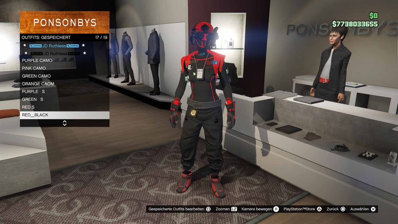 PS5 - GTA 5 Premium Account - min. 6,5 Mrd. GTA$ + min. Rang 120 + Fast Run + Modded Outfits + Unlock All