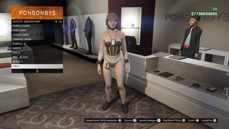PS5 - GTA 5 Premium Account - min. 6,5 Mrd. GTA$ + min. Rang 120 + Fast Run + Modded Outfits + Unlock All