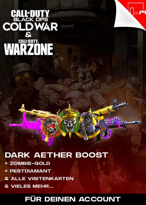 CoD: Cold War / Warzone Dark Aether + Diamant + Gold Boost