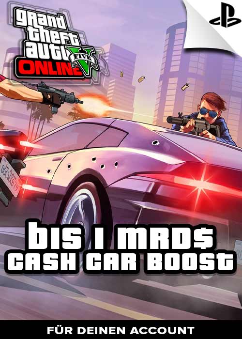 PS5 - GTA 5 Cash + Cars Boost (15 Mio. - 1 Mrd. GTA$)
